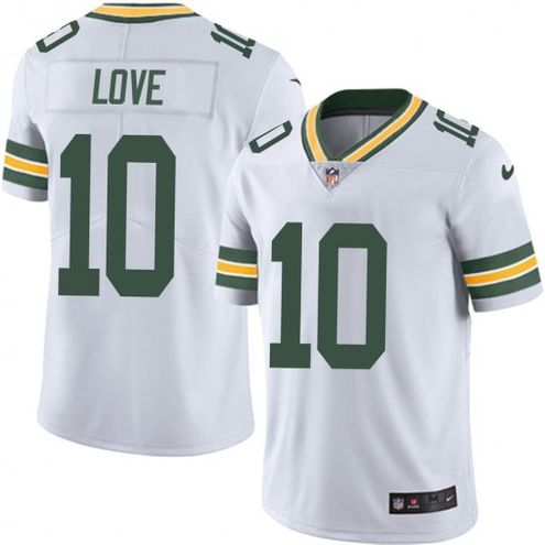 Nike Green Bay Packers white Vapor jersey