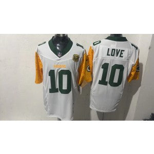 Nike Green Bay Packers white Vapor jersey