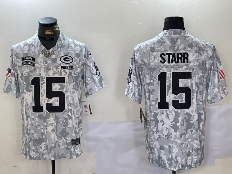 Nike Green Bay Packers camo Salute To Service jersey