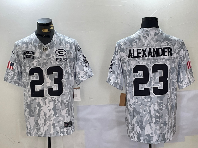 Nike Green Bay Packers camo Salute To Service jersey