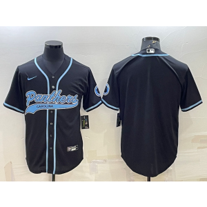 Nike Blank Carolina Panthers black Vapor jersey
