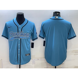 Nike Blank Carolina Panthers blue Vapor jersey