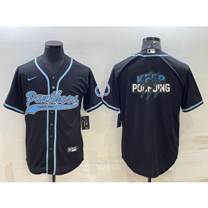 Nike Blank Carolina Panthers blue Vapor jersey