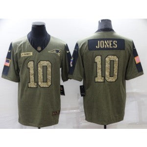 Nike New England Patriots olive Salute To Service jersey