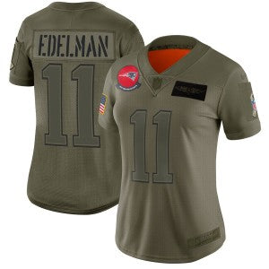 Nike New England Patriots olive Salute To Service jersey
