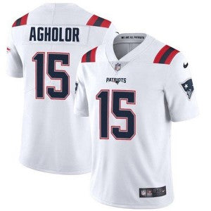 Nike New England Patriots white Vapor jersey