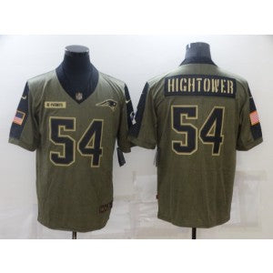 Nike New England Patriots olive Salute To Service jersey