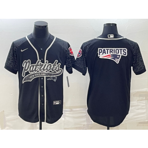 Nike Blank New England Patriots black Vapor jersey