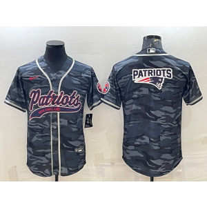 Nike Blank New England Patriots camo Vapor jersey