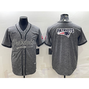 Nike Blank New England Patriots grey Vapor jersey