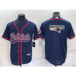 Nike Blank New England Patriots navy Vapor jersey