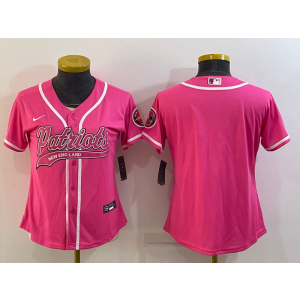 Nike Blank New England Patriots pink Vapor jersey