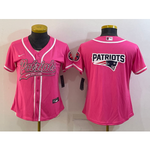 Nike Blank New England Patriots pink Vapor jersey