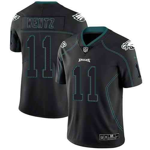 Nike Carson Wentz Philadelphia Eagles black Limited jersey