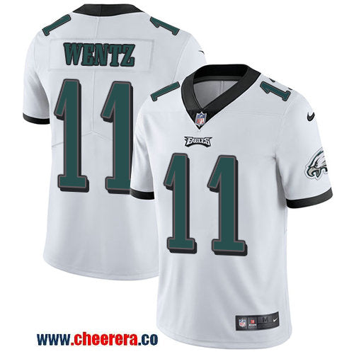 Nike Carson Wentz Philadelphia Eagles white Vapor jersey