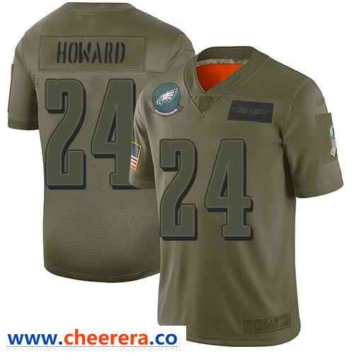 Nike Jordan Howard Philadelphia Eagles camo Salute To Service jersey