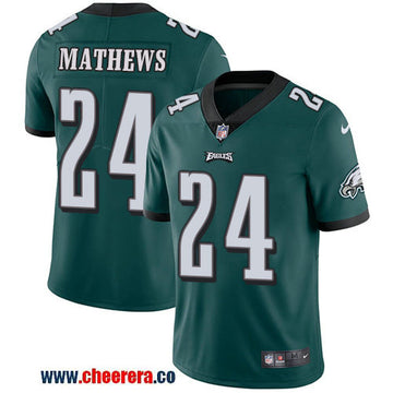 Nike Ryan Mathews Philadelphia Eagles green Vapor jersey
