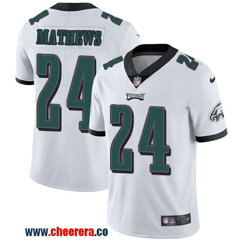Nike Ryan Mathews Philadelphia Eagles white Vapor jersey