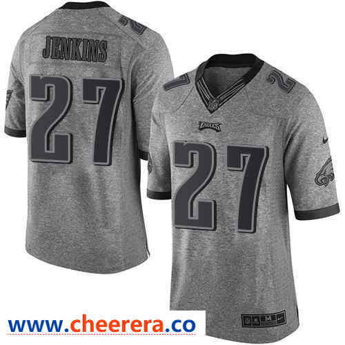 Nike Malcolm Jenkins Philadelphia Eagles gray Limited jersey
