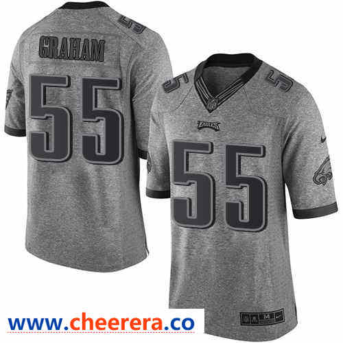 Nike Brandon Graham Philadelphia Eagles gray Limited jersey