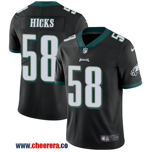 Nike Jordan Hicks Philadelphia Eagles black Vapor jersey