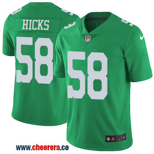 Nike Jordan Hicks Philadelphia Eagles green Limited jersey