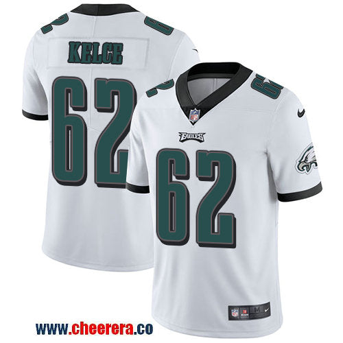 Nike Jason Kelce Philadelphia Eagles white Vapor jersey