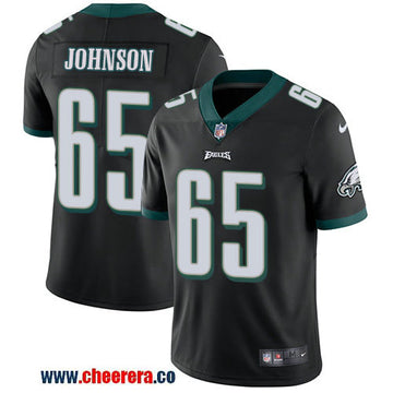 Nike Lane Johnson Philadelphia Eagles black Vapor jersey
