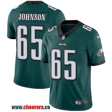 Nike Lane Johnson Philadelphia Eagles green Vapor jersey