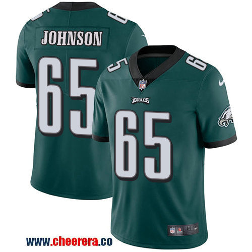 Nike Lane Johnson Philadelphia Eagles green Vapor jersey