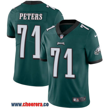 Nike Jason Peters Philadelphia Eagles green Vapor jersey