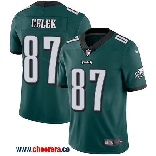 Nike Brent Celek Philadelphia Eagles green Vapor jersey