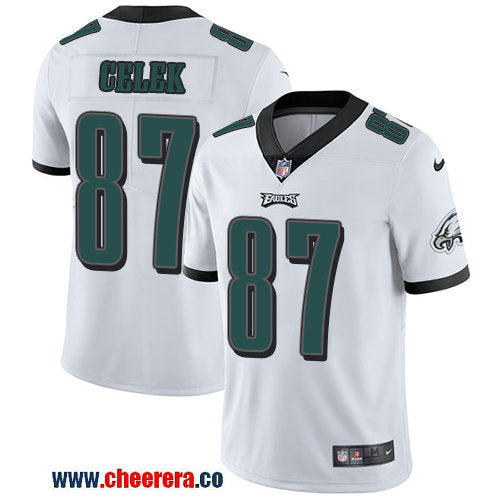 Nike Brent Celek Philadelphia Eagles white Vapor jersey