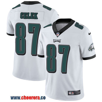 Nike Brent Celek Philadelphia Eagles white Vapor jersey