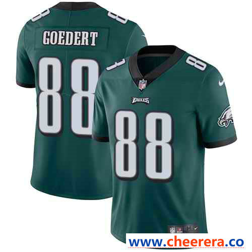 Nike Dallas Goedert Philadelphia Eagles green Vapor jersey