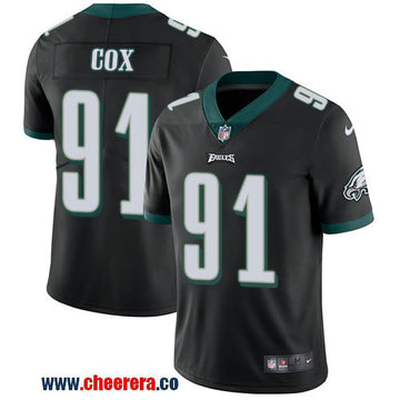 Nike Fletcher Cox Philadelphia Eagles black Vapor jersey