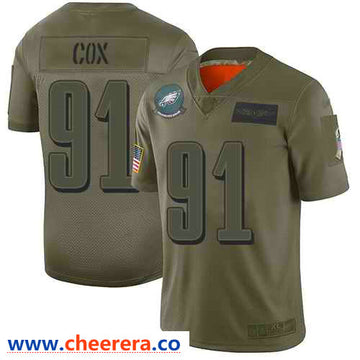 Nike Fletcher Cox Philadelphia Eagles camo Salute To Service jersey