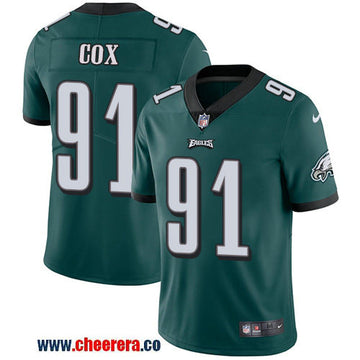 Nike Fletcher Cox Philadelphia Eagles green Vapor jersey