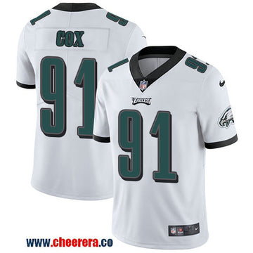 Nike Fletcher Cox Philadelphia Eagles white Vapor jersey