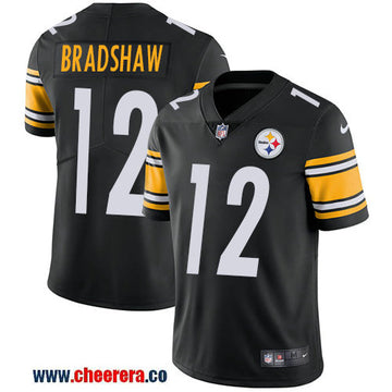 Nike Terry Bradshaw Pittsburgh Steelers black Vapor jersey