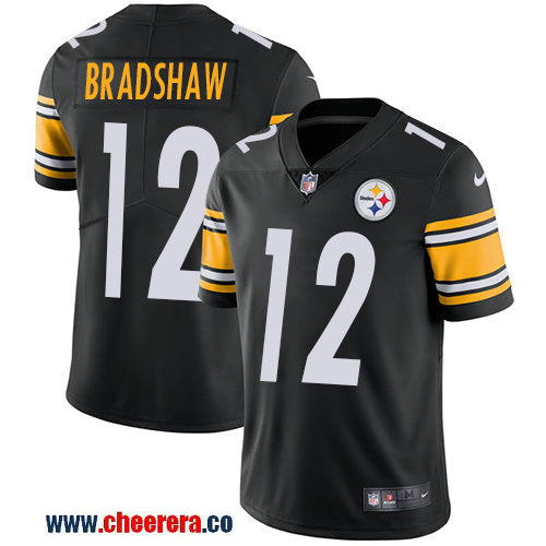 Nike Terry Bradshaw Pittsburgh Steelers black Vapor jersey