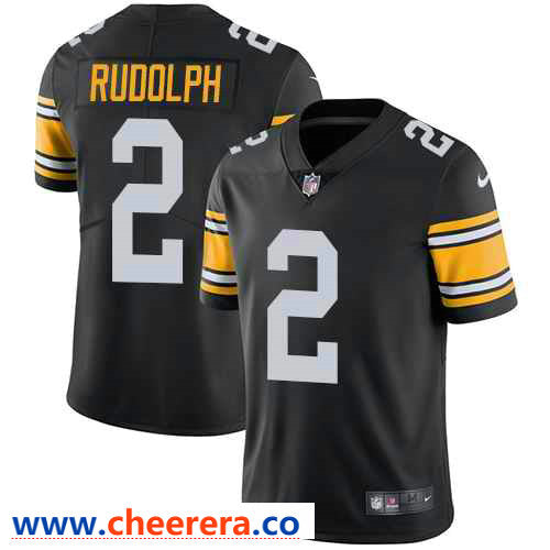 Nike Mason Rudolph Pittsburgh Steelers black Vapor jersey