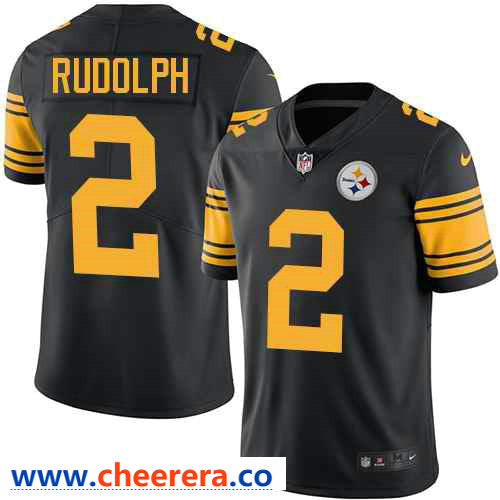 Nike Mason Rudolph Pittsburgh Steelers black Limited jersey