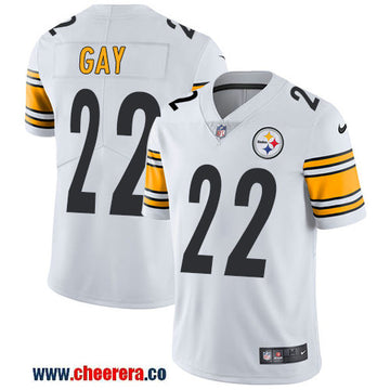 Nike William Gay Pittsburgh Steelers white Vapor jersey