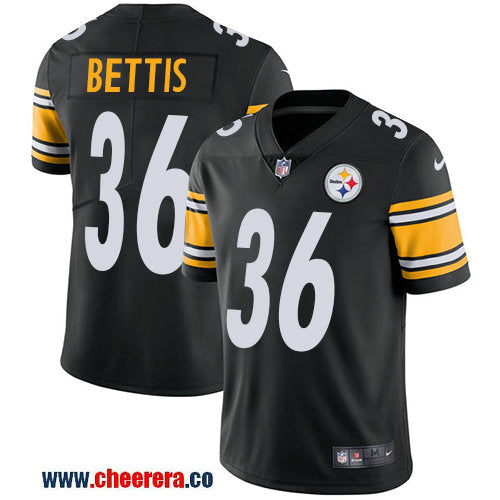 Nike Jerome Bettis Pittsburgh Steelers black Vapor jersey