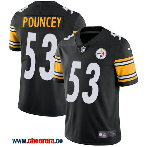 Nike Maurkice Pouncey Pittsburgh Steelers black Vapor jersey