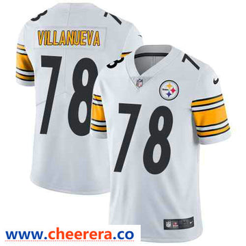 Nike Alejandro Villanueva Pittsburgh Steelers white Vapor jersey