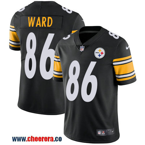 Nike Hines Ward Pittsburgh Steelers black Vapor jersey