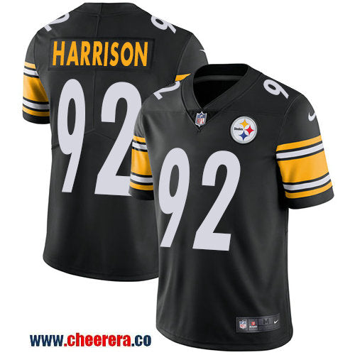 Nike James Harrison Pittsburgh Steelers black Vapor jersey