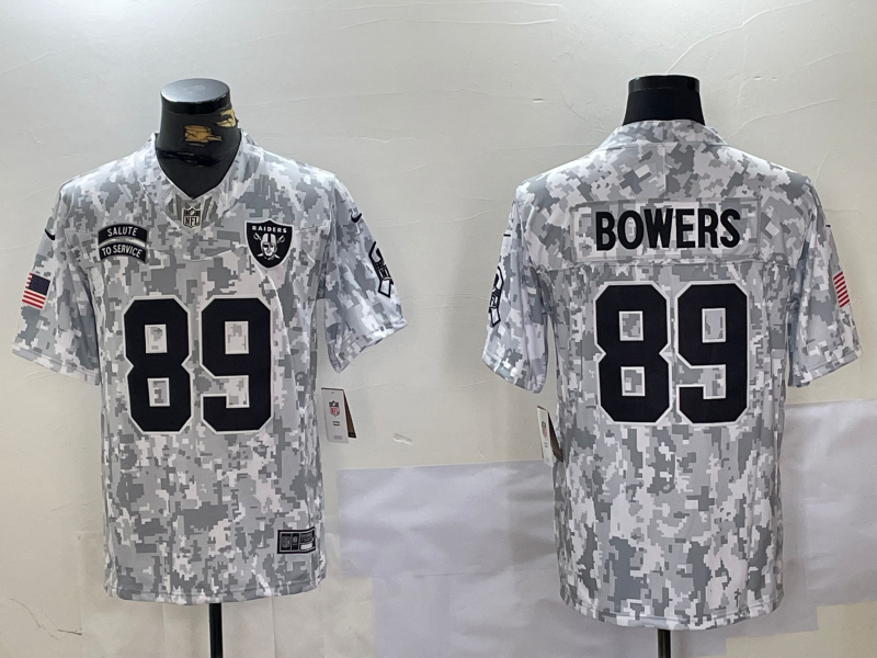 Nike Las Vegas Raiders camo Salute To Service jersey